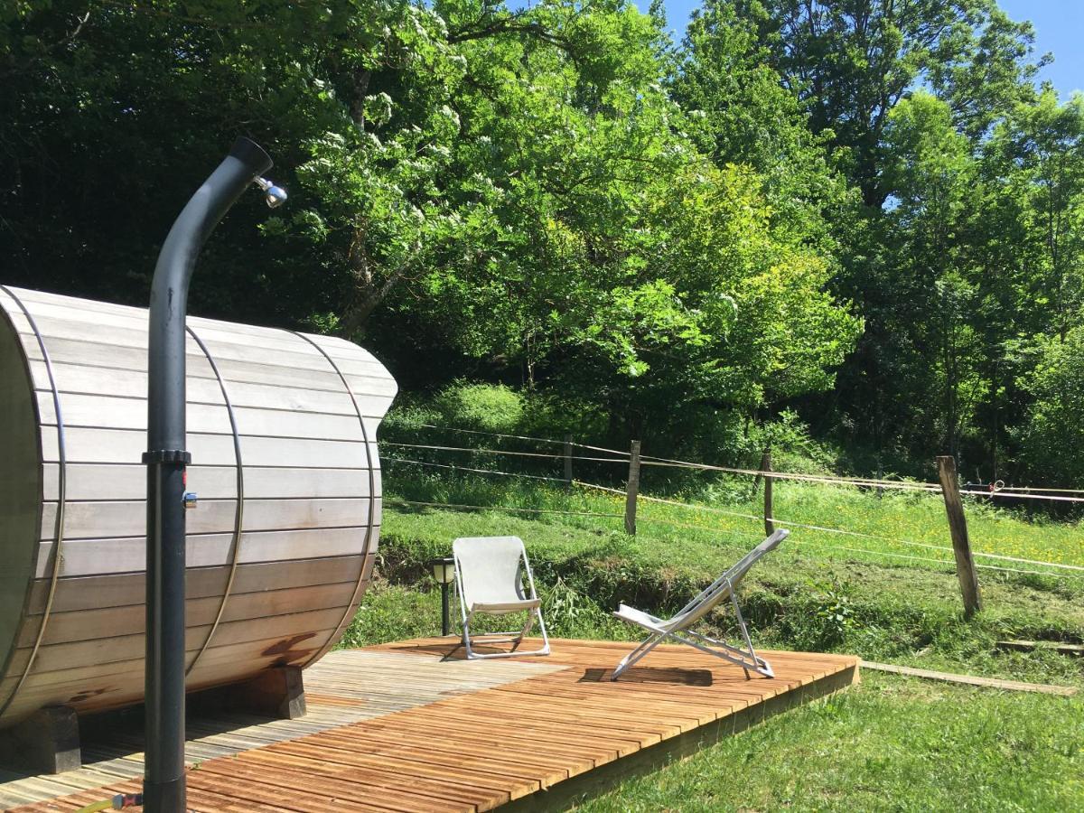 Yourte Et Son Bain Nordique Frechet-Aure Exteriör bild