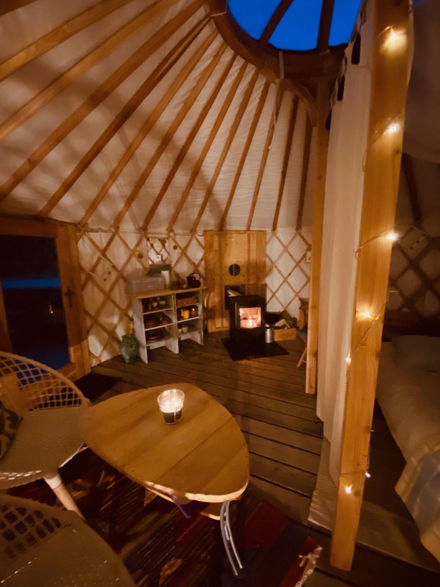 Yourte Et Son Bain Nordique Frechet-Aure Exteriör bild